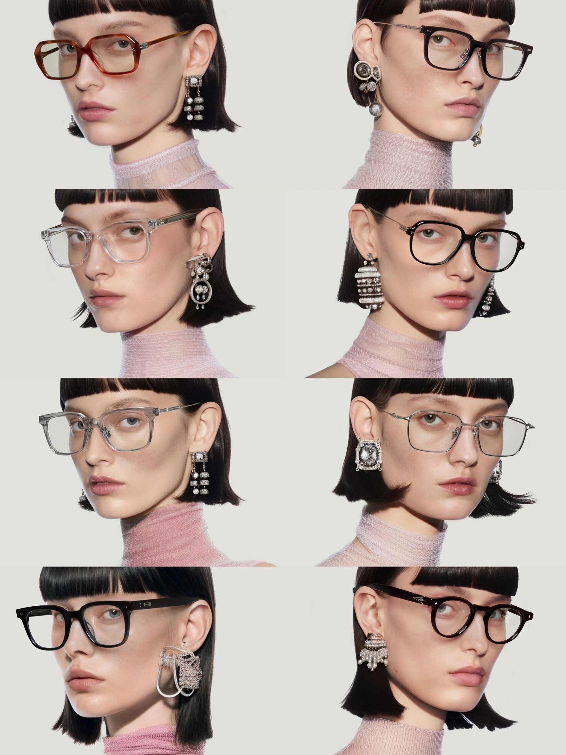 Gentle Monster 2024 光学眼镜系列模特上脸速览 前沿美学与实用主义的交融